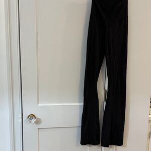 Aerie Black High Rise Flare Leggings